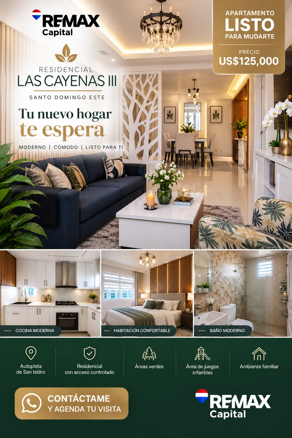 Ficha promocional de Residencial Las Cayenas III